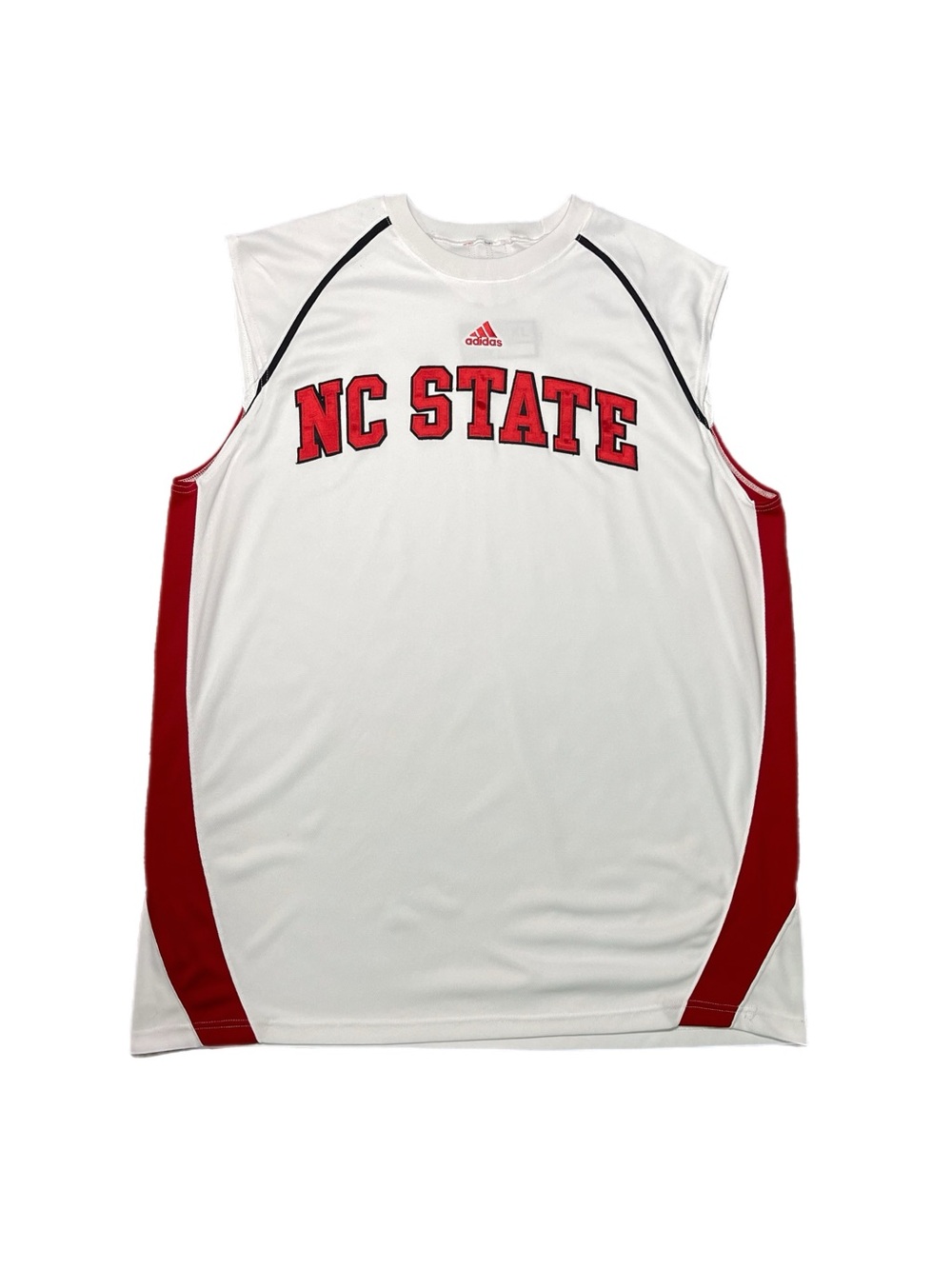 Vintage 90s Made in USA  ADIDAS NC STATE WOLFPACK Embroidered Jersey